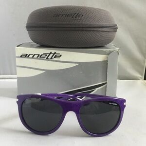Arnette Purple Sunglasses with Dark Gray Lenses